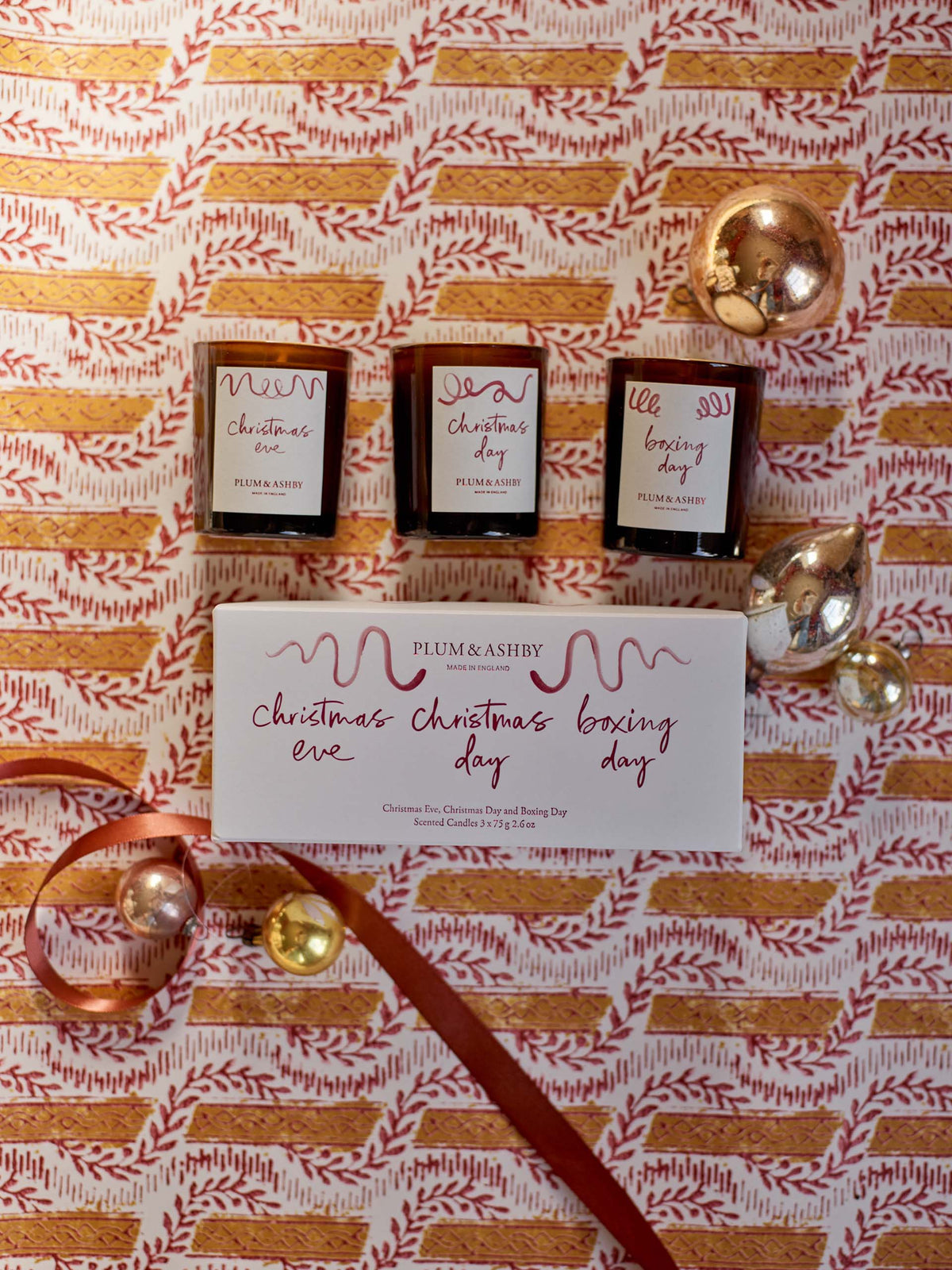 Christmas Votive Set