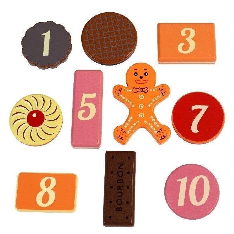 Traditional Wooden Tea Party Biscuits