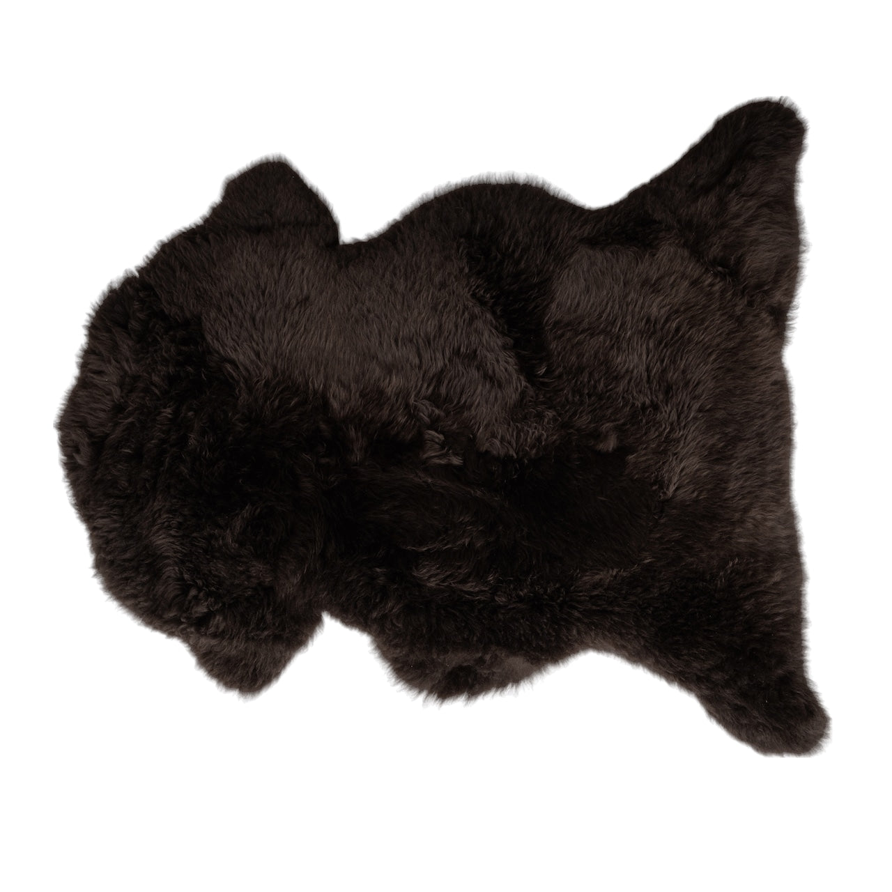 Livia Longhaired Sheepskin - Dark Brown
