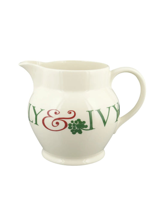 Christmas Toast Holly & Ivy 3 Pint Jug