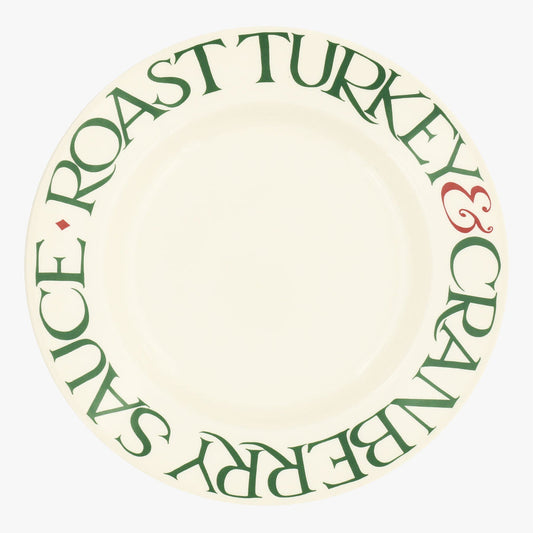 Christmas Toast & Marmalade Roast Turkey 10 1/2 Inch Plate