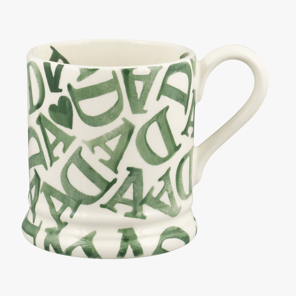 D.A.D Green 1/2 Pint Mug
