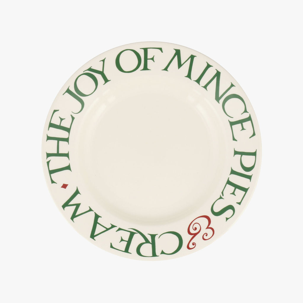 Christmas Toast & Marmalade Joy Of Mince Pies 8 1/2 Inch Plate