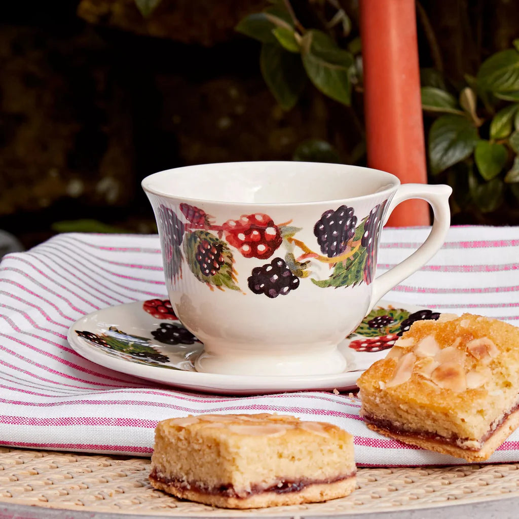 Blackberry Small Teacup & Saucer