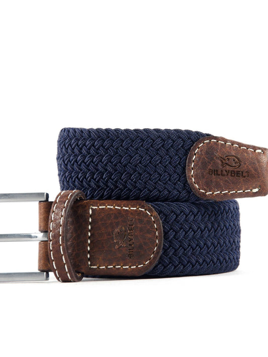 Woven Elastic Belt - Navy Blue - Size 2