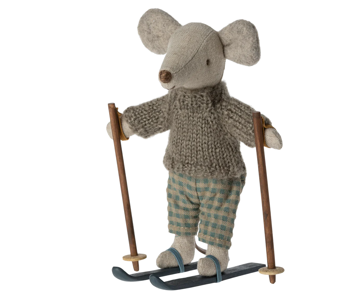 Winter mouse with Ski Set - Big Brother