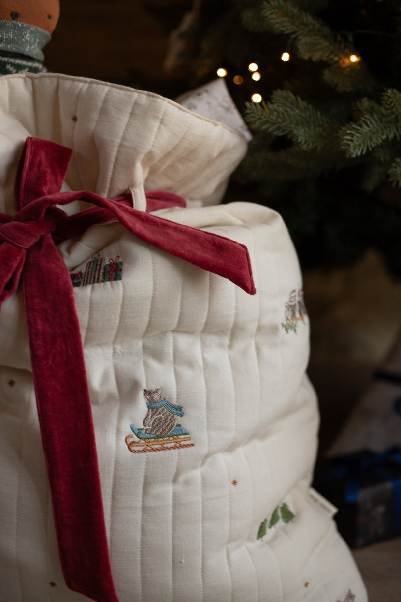 Christmas Present Sack - Bear Cub & Friends