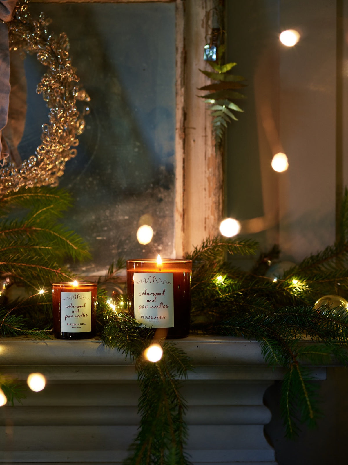 Cedarwood and Pine Needles Votive