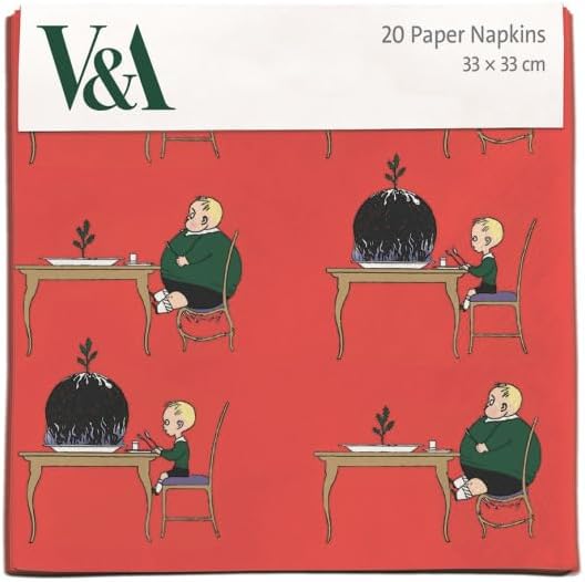 Pudding Boy Christmas Napkins - 20