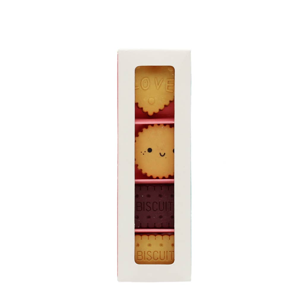 Erasers (set of 4) - Biscuits