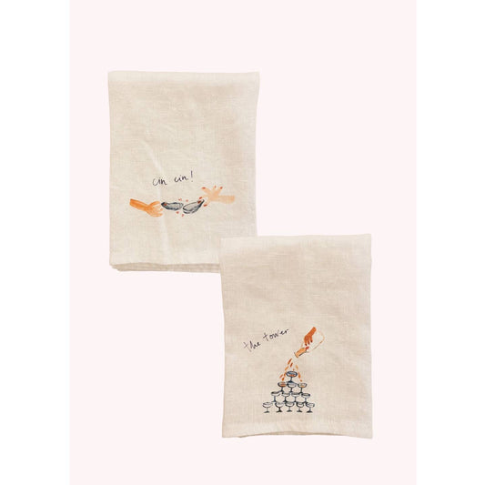 The Tower and Oyster Cheers Napkin Set