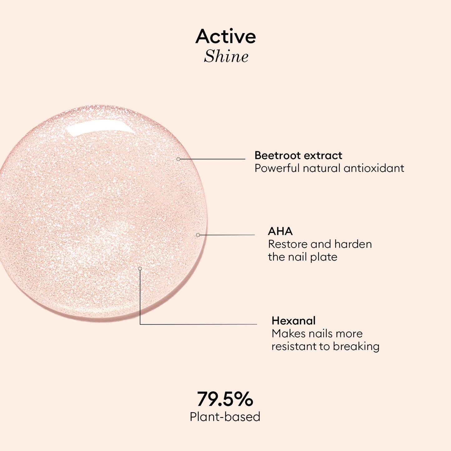 Active Shine Nail polish - 15ml