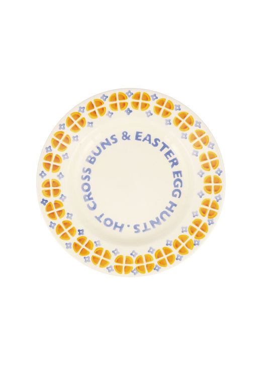 Hot Cross Buns Medium Dinner Plate - 8.5 Inch