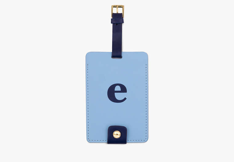 Initial Luggage Tag - E