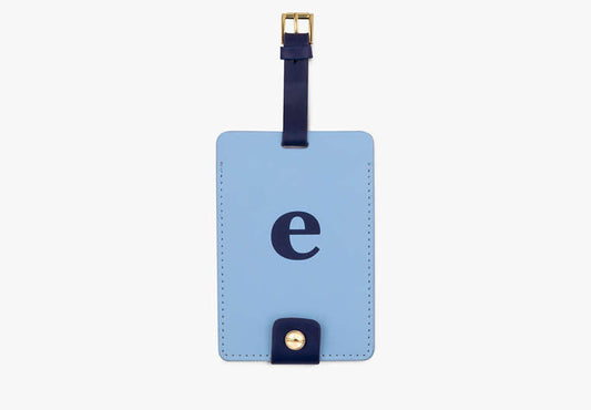 Initial Luggage Tag - E