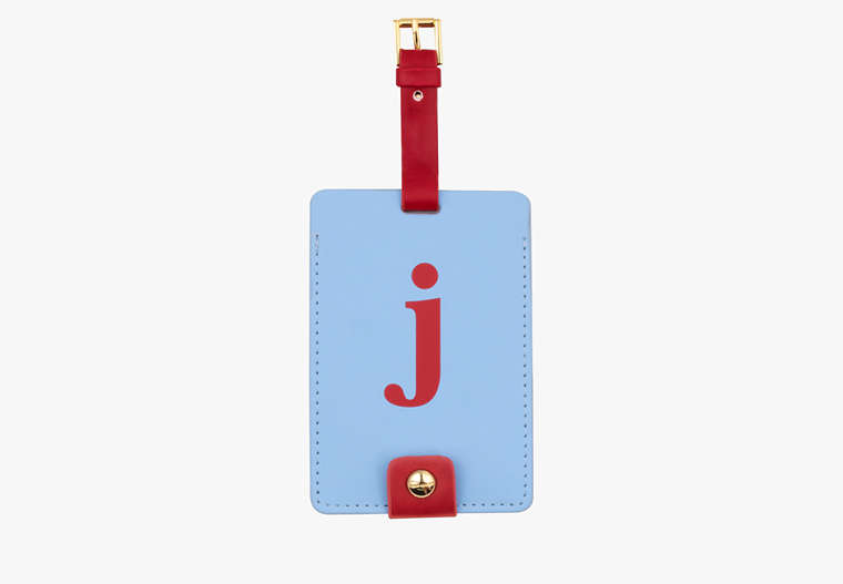 Initial Luggage Tag - J