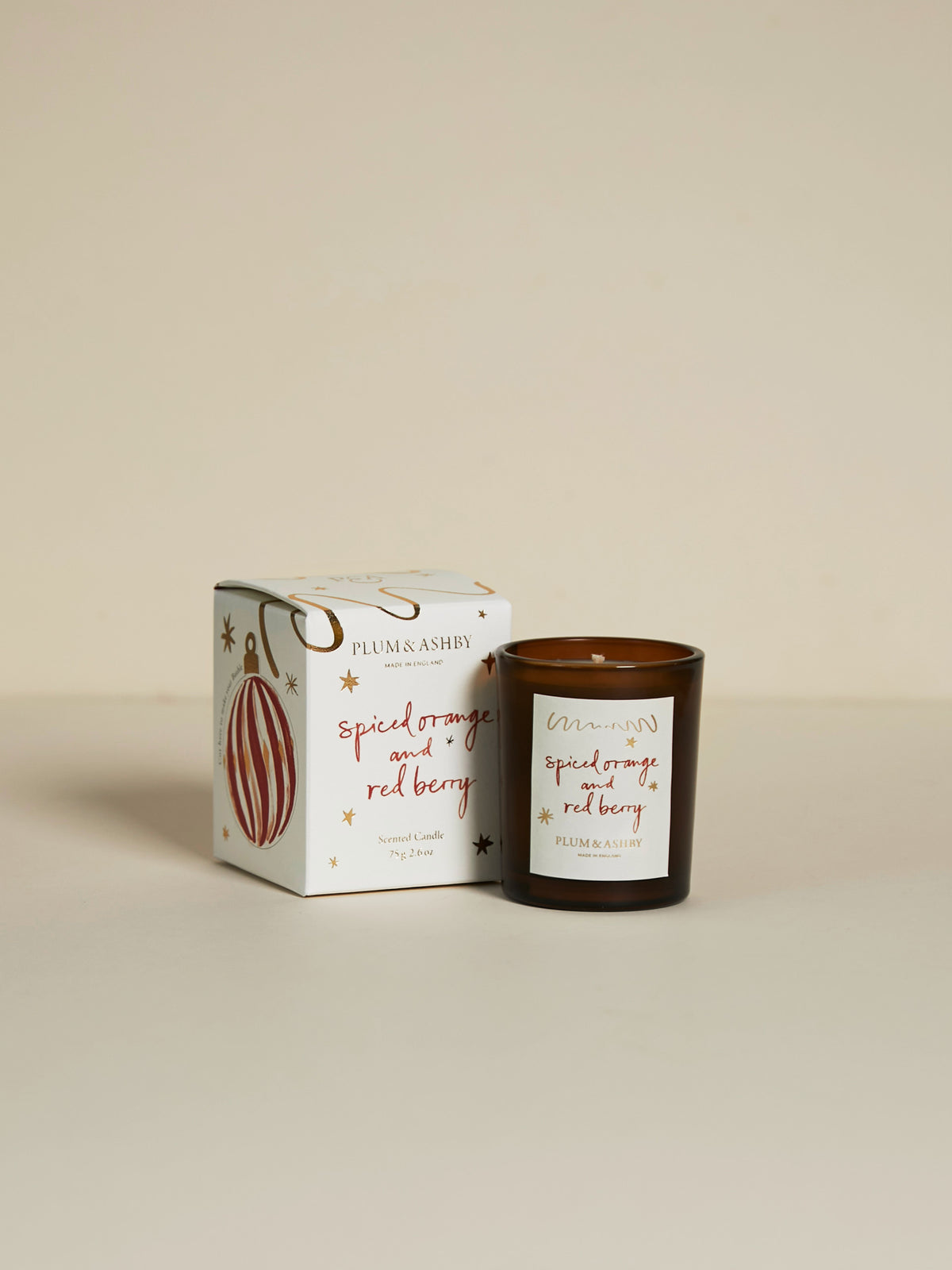 Spiced Orange and Red Berry Votive Candle