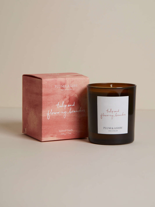 Tulip & Flowering Branches Candle - Limited Edition