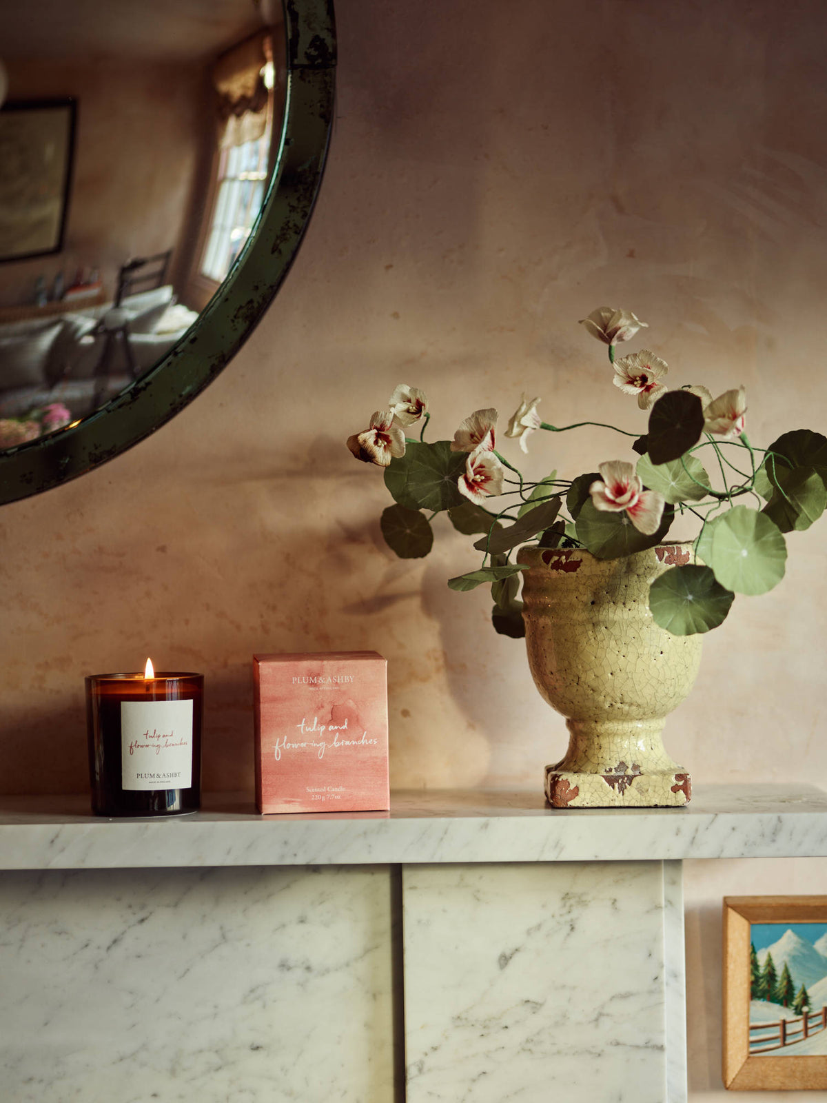 Tulip & Flowering Branches Candle - Limited Edition