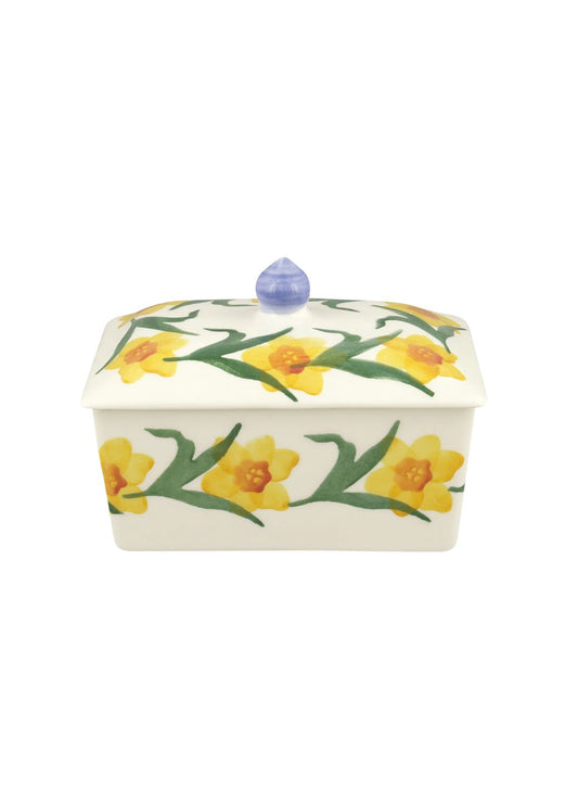 Windblown Daffodils Small Butter Dish