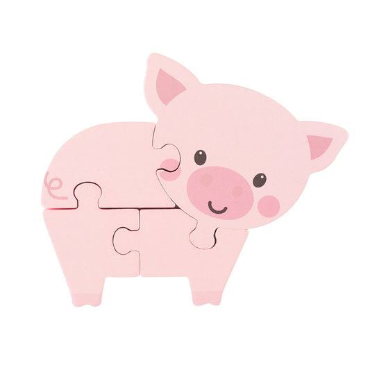 Pig Wooden Puzzle