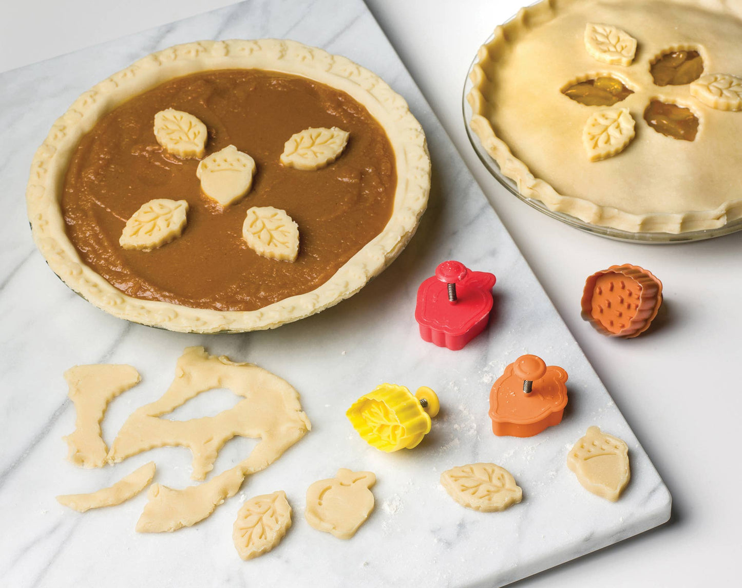 Autumn Leaves Pie Crust Cutter - Set 4
