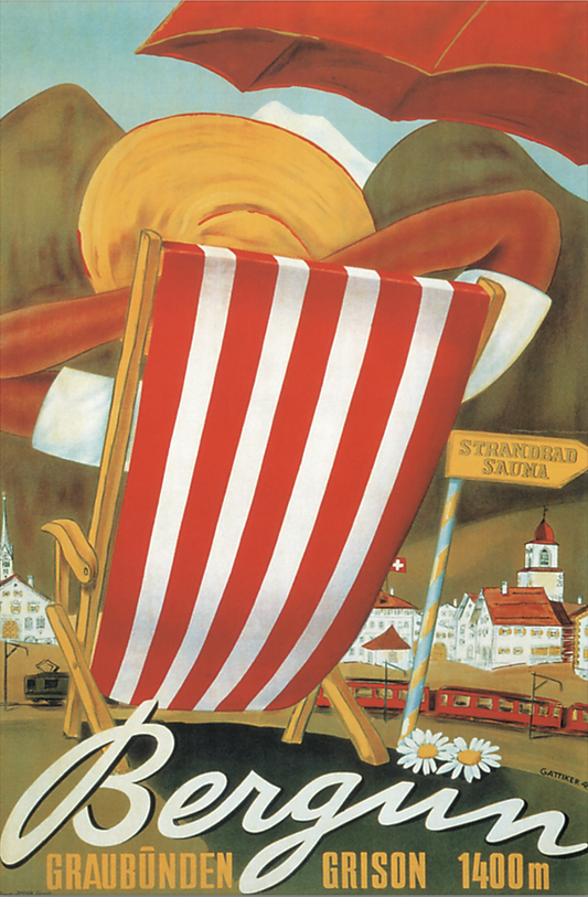 Bergun Poster and Frame