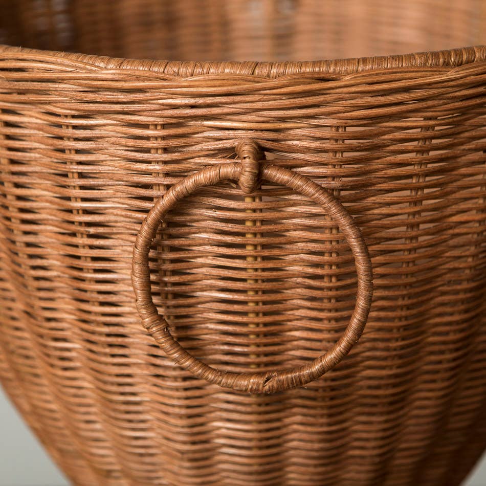 Ornella Rattan Vase Brown