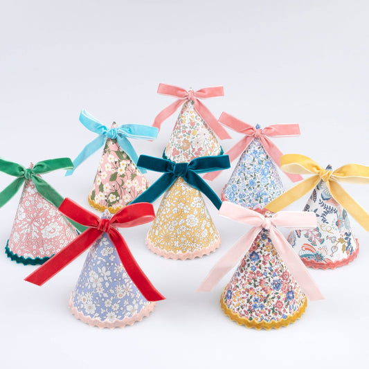 Meri Meri x Liberty Party Hats - Pack of 8