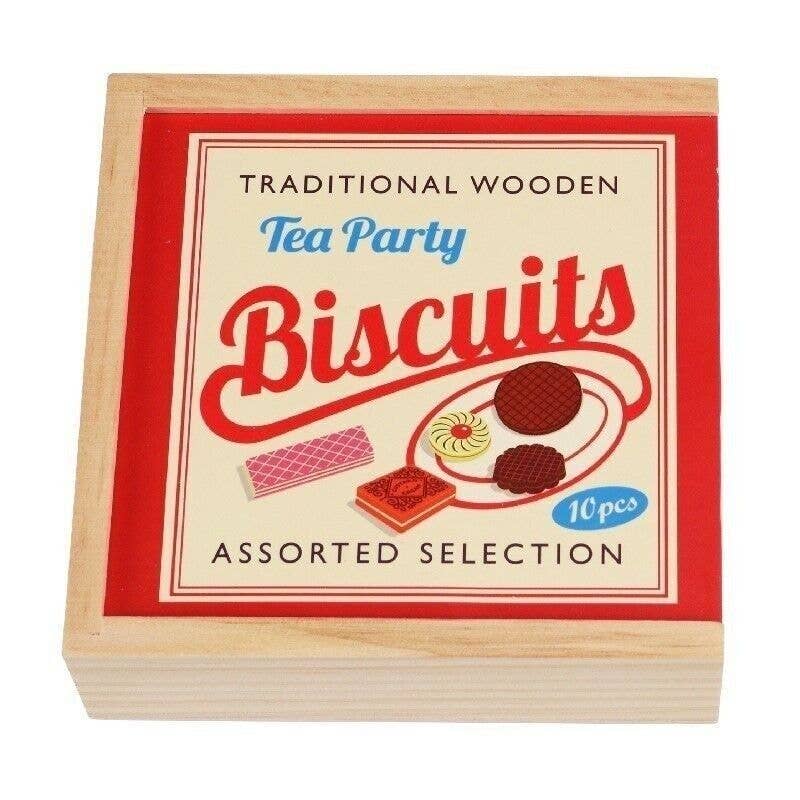 Traditional Wooden Tea Party Biscuits