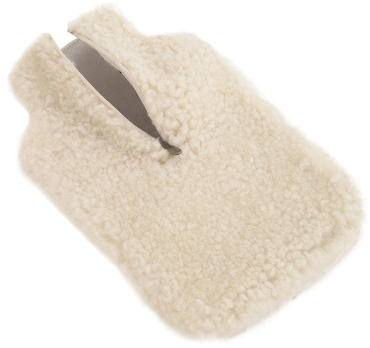 KERRI Sheepskin Creme Hot Water Bottle