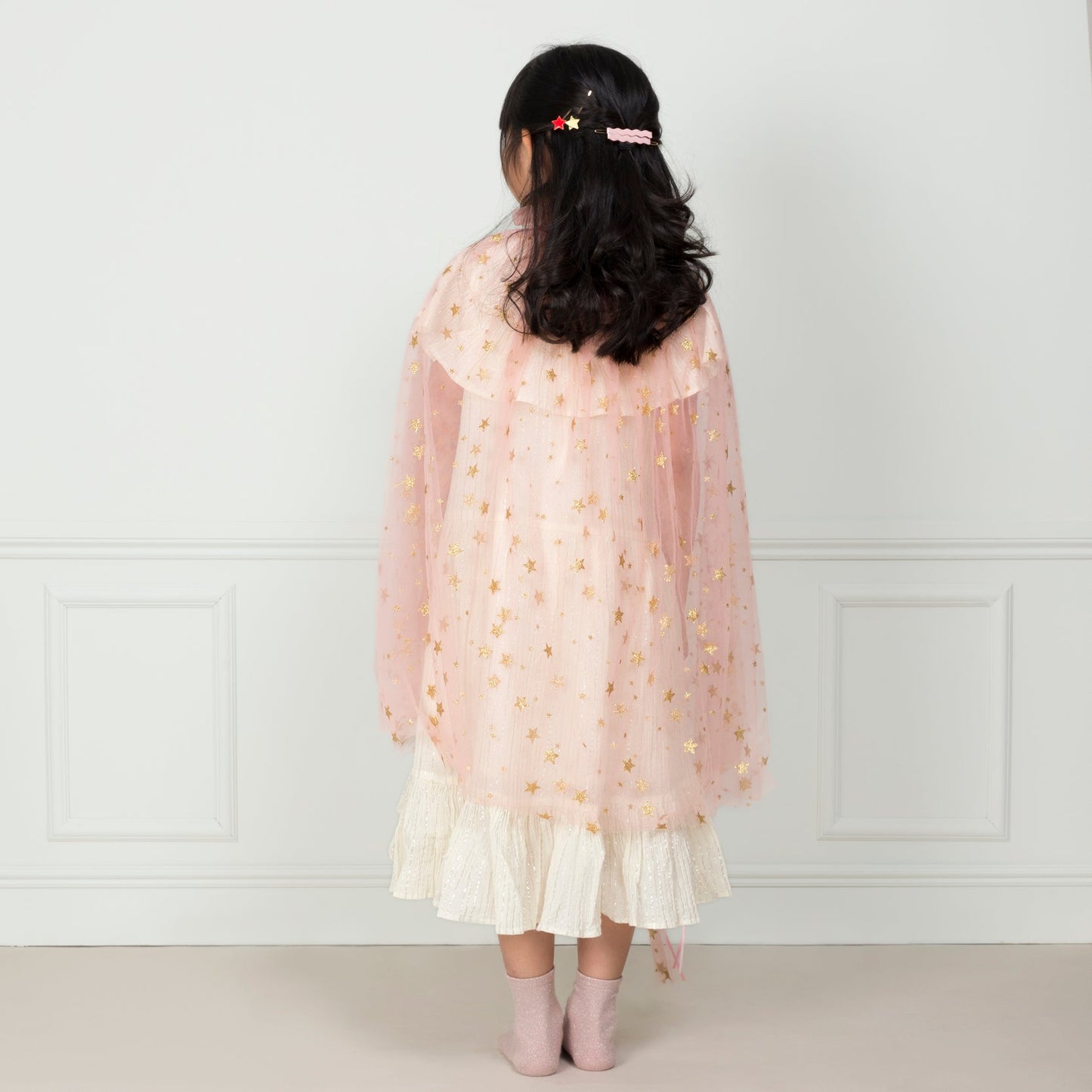 Pink Star Tulle Cape