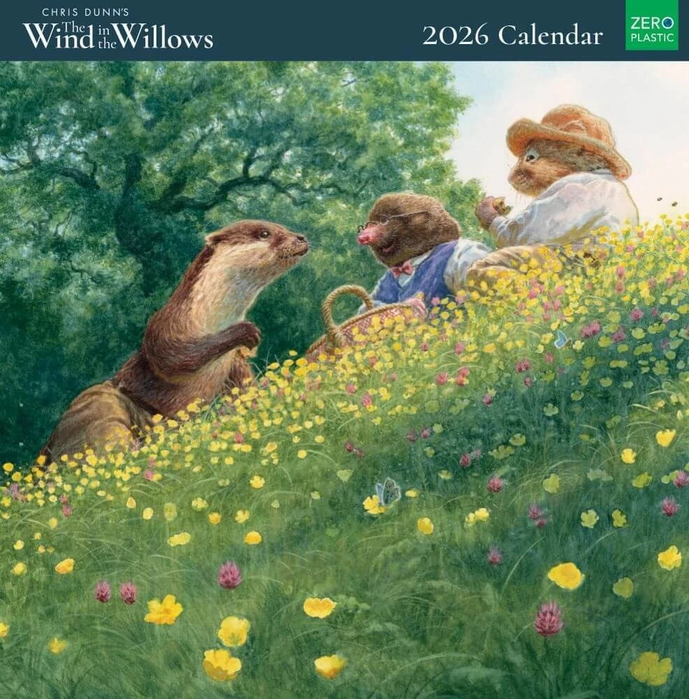 The Wind in the Willows 2026 Calendar