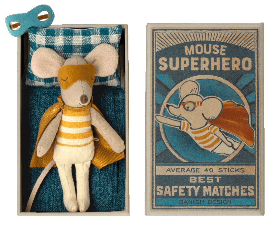 Mouse in a matchbox - Super Hero