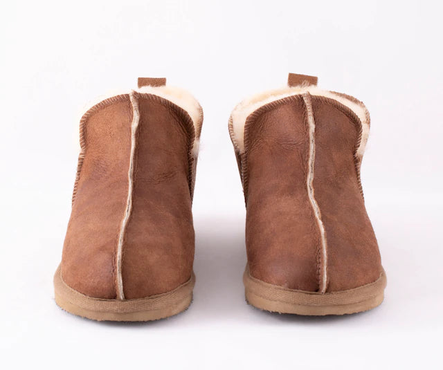 Anton Slippers - Antique Cognac - Size 43