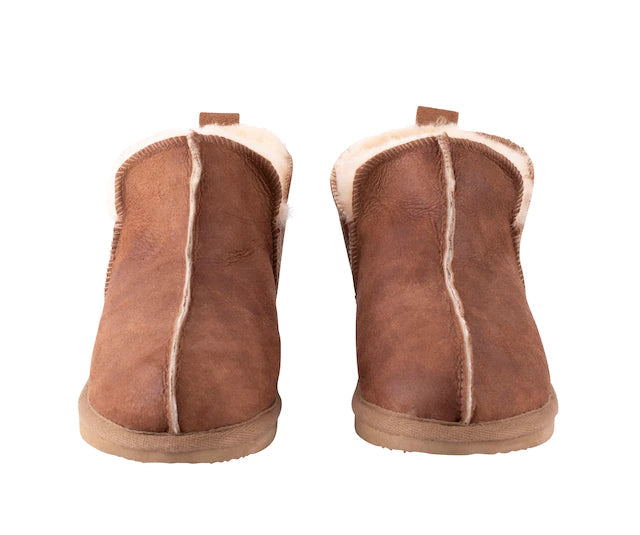 Annie Slippers - Antique Cognac - Size 37