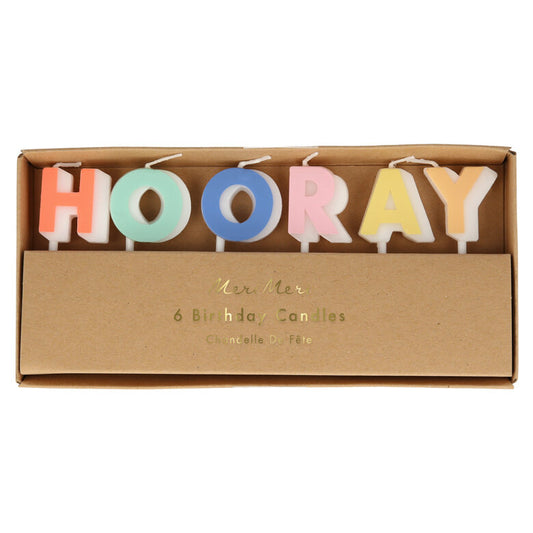 Individual Hooray Candles