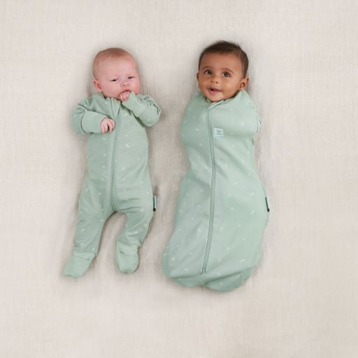 Long Sleeved Sleepsuit - Sage
