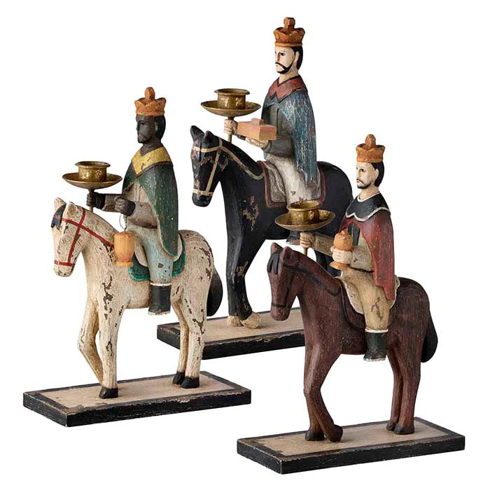 Three Wise Kings Candle Holders