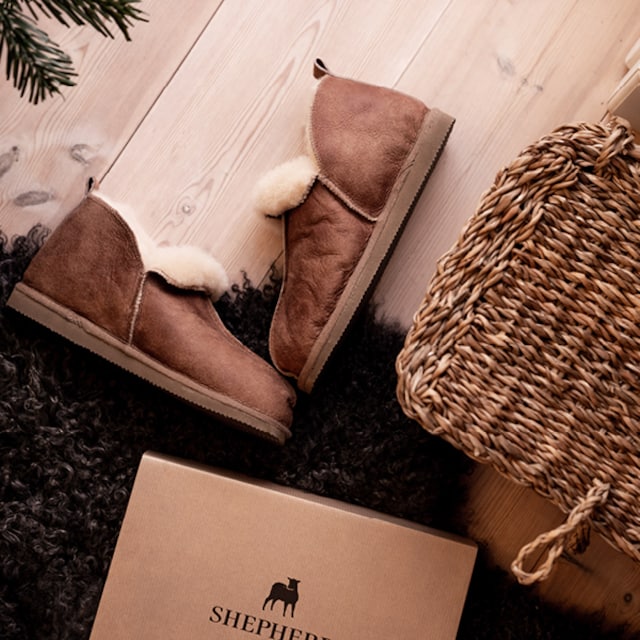Annie Slippers - Antique Cognac - Size 37