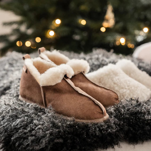 Anton Slippers - Antique Cognac - Size 47