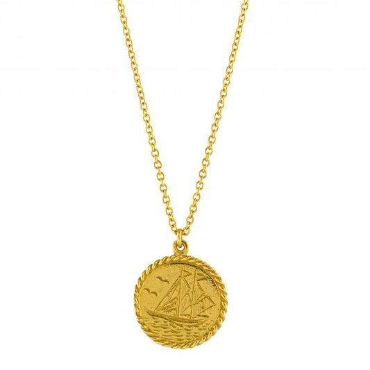 Nautical Antique Coin Necklace