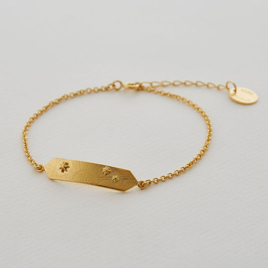 Sail into the Sunset Engraved I-D Bracelet