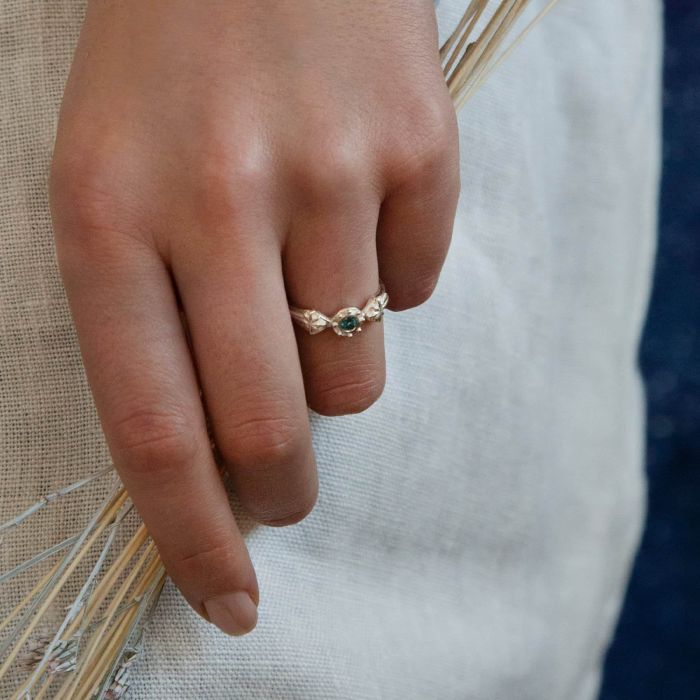 Guiding Star Ring with London Blue Topaz