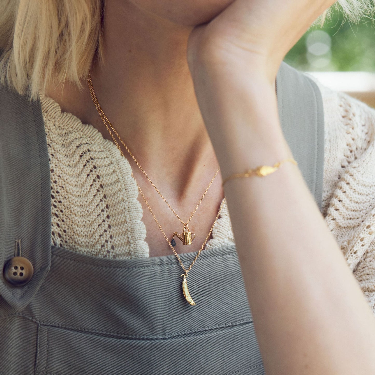 Peapod Necklace