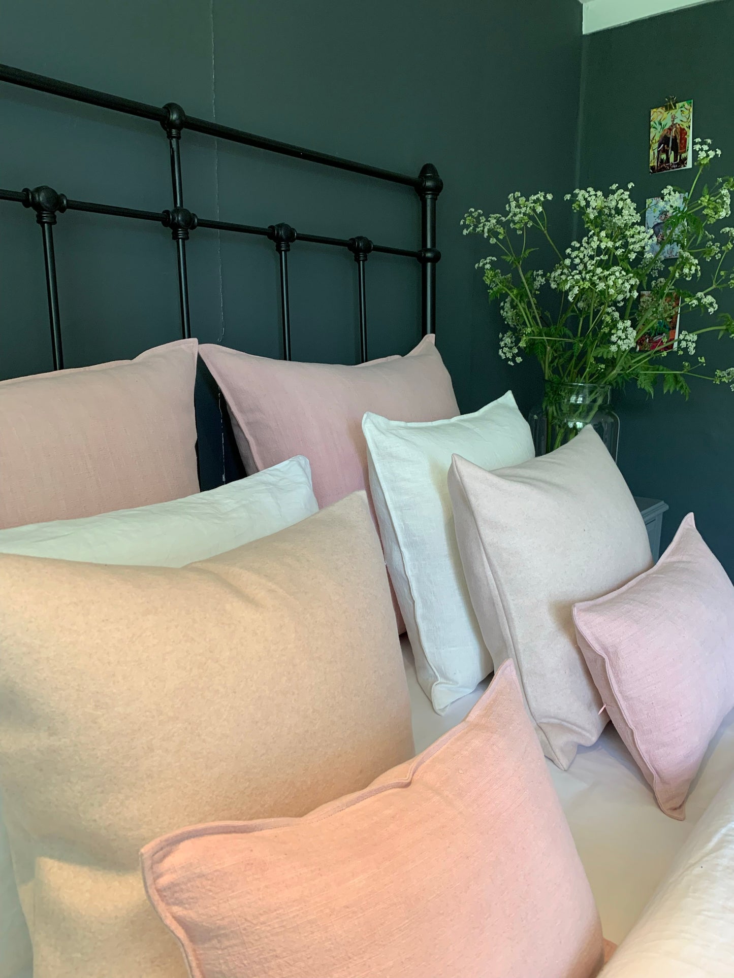 Chalk Oblong Cushion - Felt Oatmeal