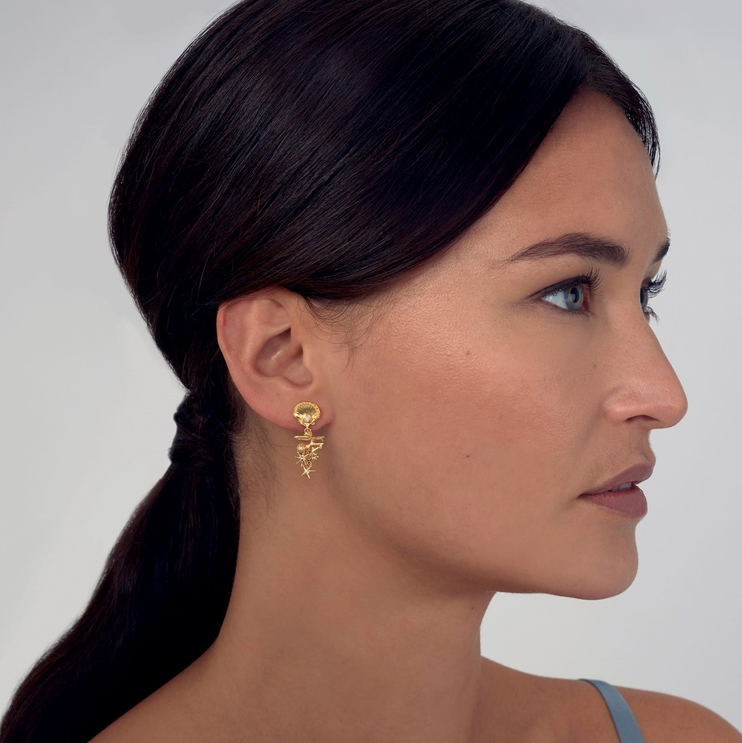 Coral Reef Opal Drop Earrings