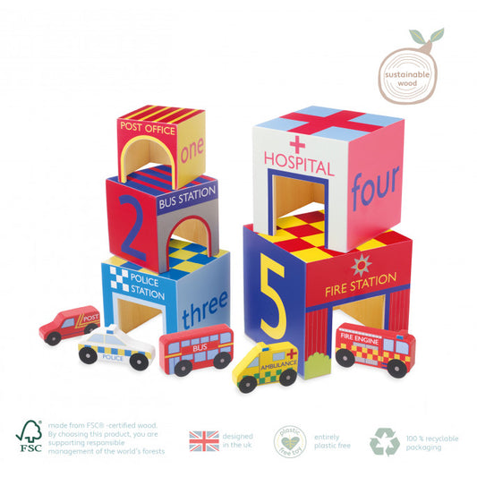 Stacking Cubes - Emergency Services