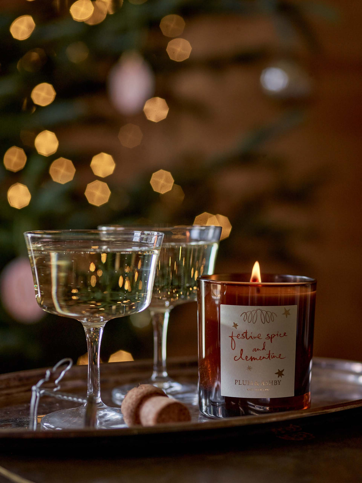 Festive Spice and Clementine Votive