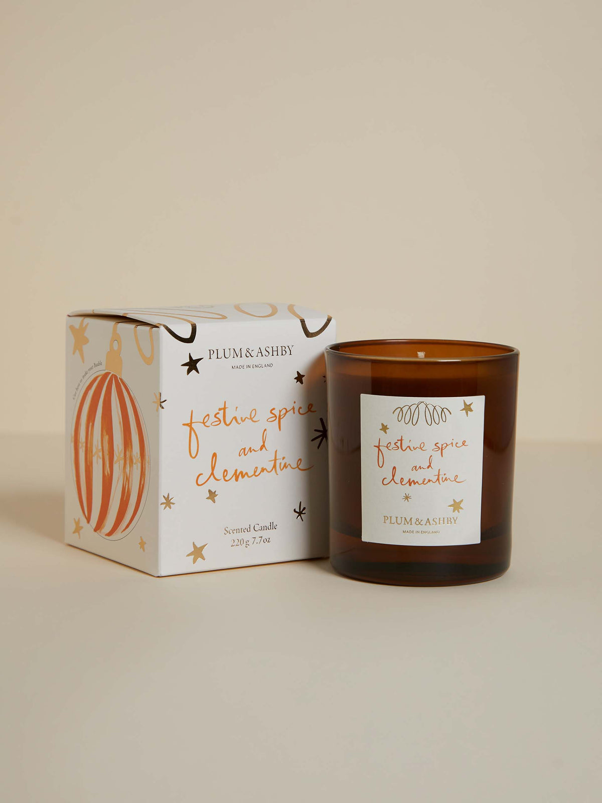 Festive Spice and Clementine Votive